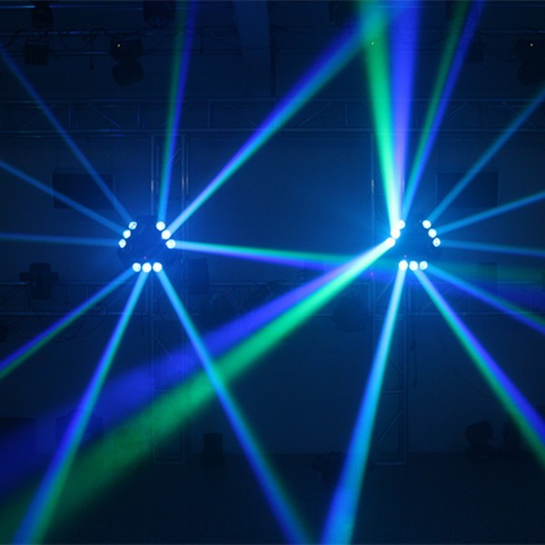 9 Eye Pixel Dmx Spider Moving Head Light 1800W With 1/12/14/18/50CH Optional