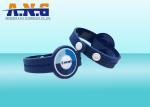 Adjustable NFC Ultralight Chip Rfid Wristbands Silicone For Theme Park