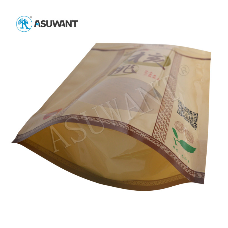 Microwavable Pouches Waterproof Stand Up Packaging Bag Composite PET Laminated