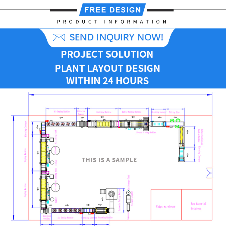 Frozen Vegetables Processing Line Tunnel Freezer 1000kg/H Chicken Freezer