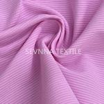 pink Eco Ribbed Recycled Swimwear Fabric Sustainable Stretch Beachwear