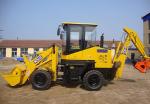 Economic Mini Wheel Loader , 4WD wheel loader with backhoe 5700kg