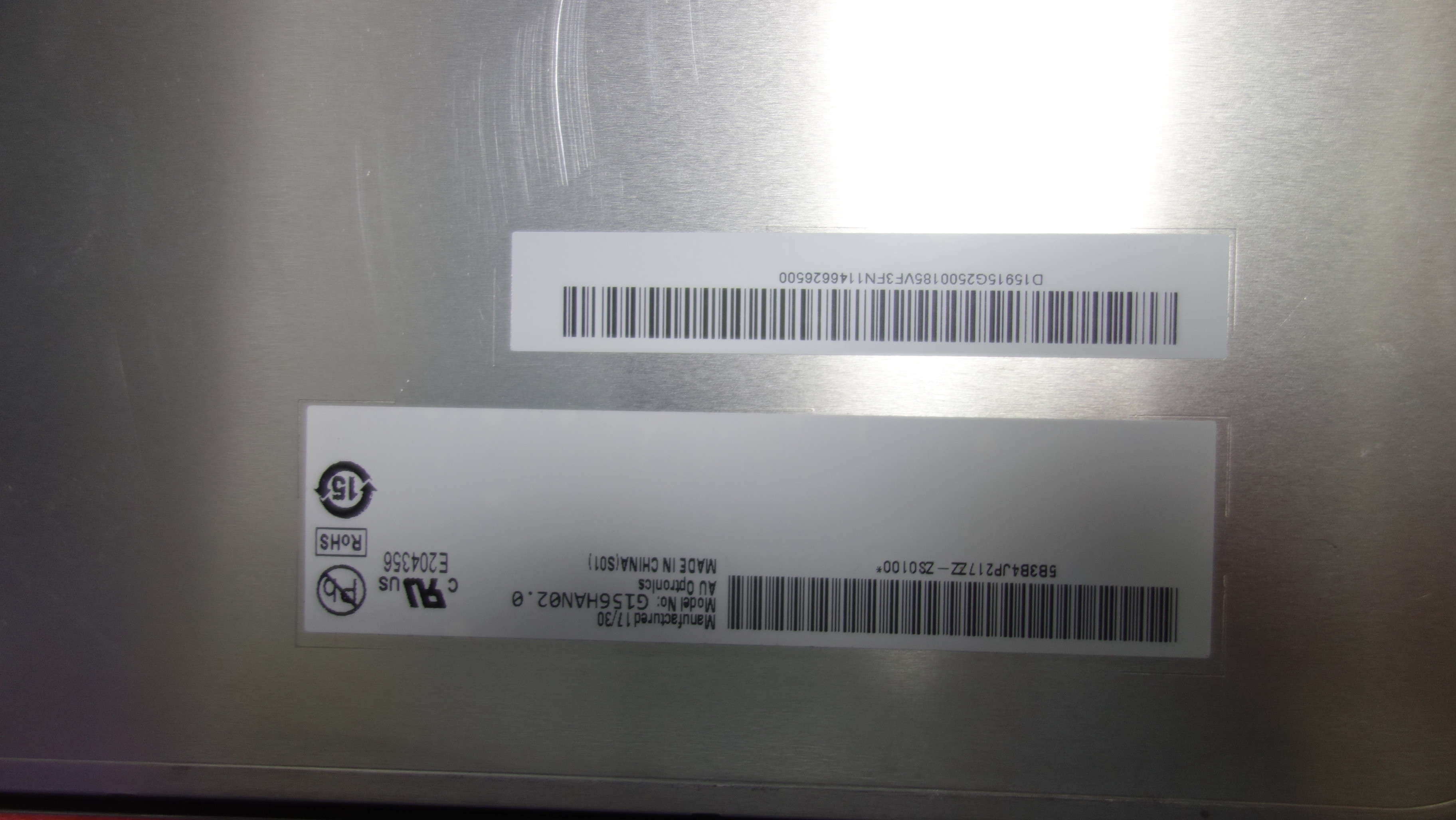 Sunlight Readable G156HAN02.0 15.6" LCM AUO LCD Panel