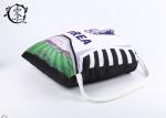 Sublimation Printed Soccer String Bags , Korea Baseball Custom Cinch Bags