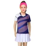 Cotton Sports Wear Clothing Tee Shirts Skirt Sets For Girls Children