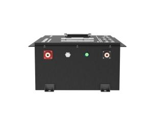 China Lithium Golf Cart 36V 38.4V 100Ah LiFePO4 LFP Battery Pack with LCD LED Display Charger factory