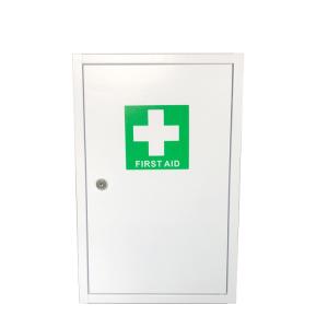 China Metal First Aid Wall Mounted Cabinet With Two Removable Shelves factory