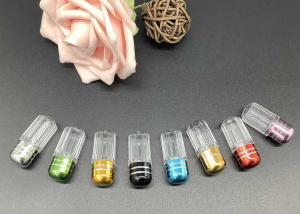 China Polypropylene 1g Small Plastic Capsules ISO9001 Clear Pill Bottles factory