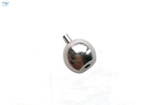 China Nickel Color Brass Material Spherical Ball Adjustable Cable Grippers To Suspend Shelves factory