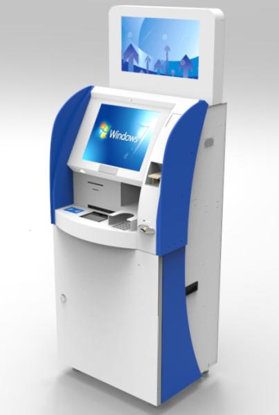China 24V Free Standing Machines , 2.4GHz processor, public transportation info checkign & top-up Machine factory