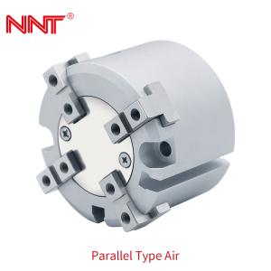 China Air Fluied 4 Jaw Pneumatic Gripper , NNT NMHS4 Aluminum Air Cylinders factory