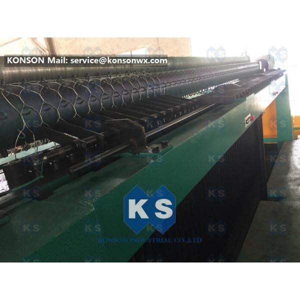 China Max Wire 4.0mm Gabion Machine PLC Automatic Control System High Efficiency factory