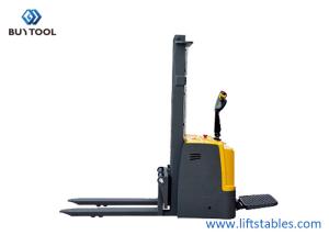 China Alloy Steel 2000kg Fully Powered Hydraulic Stacker Electric Pallet Stacker Truck factory