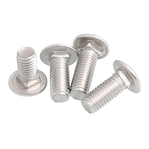 Din603 Round Head square Neck Bolt Carbon Steel M8 M10 M14 M16 Carriage Bolt Zinc Plated