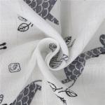 PMF 005 100 Cotton Printed Muslin Fabric Solid Color Baby Blanket Muslin Fabric