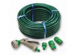 1 Inch PVC Garden Hose Flexible Plastic Green Braided Vinyl Tubing Garden Hose