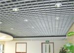 indoor Square Metal Grid Ceiling film coating / metro grille ceiling anti -