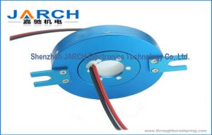 China 18circuits 25mm Thickness through No hole Flat Slip Ring For Rotary table factory