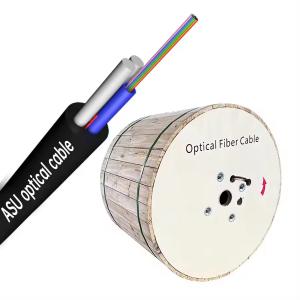 China ASU Fiber Optic Cable Asu Span 80m 100m 200m 4 6 8 Core 12 Hilos Fiber Cable G652 Cable factory