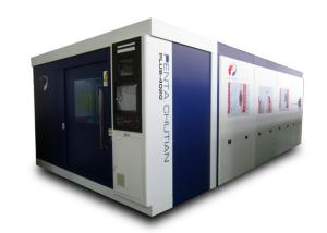 China Sheet Metal Laser Cutting Machine 6000W YASKAWA Servo Motor And Drivers factory