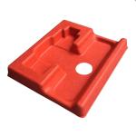 Biodegradable Bagasse Pulp Molded Tray Packaging Color Pulping Paper Tray