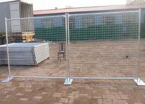 China W2.4m Building Site Fencing 75*150mm Hot Dip Galvanized Jobsite Fencing factory