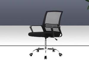 China Black High Back Ergonomic Armrest Rotating Computer Chair factory