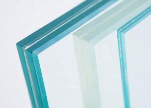 China Decorative Clear Laminated Safety Glass , 0.76PVB+6mm Glass Tempered Glass factory