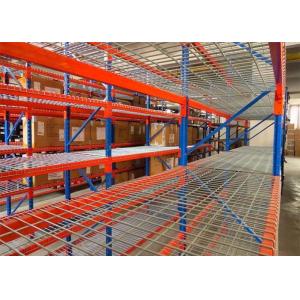 China Strong Structural Box Beam Heavy Duty Pallet Racking With Wire Mesh Decking on sale China Strong Structural Box Beam Heavy Duty Pallet Racking With Wire Mesh Decking on sale