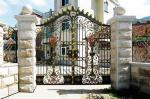 Courtyard Decorotive Morden Iron Gate, Europeanism Garden Gate Water Proof