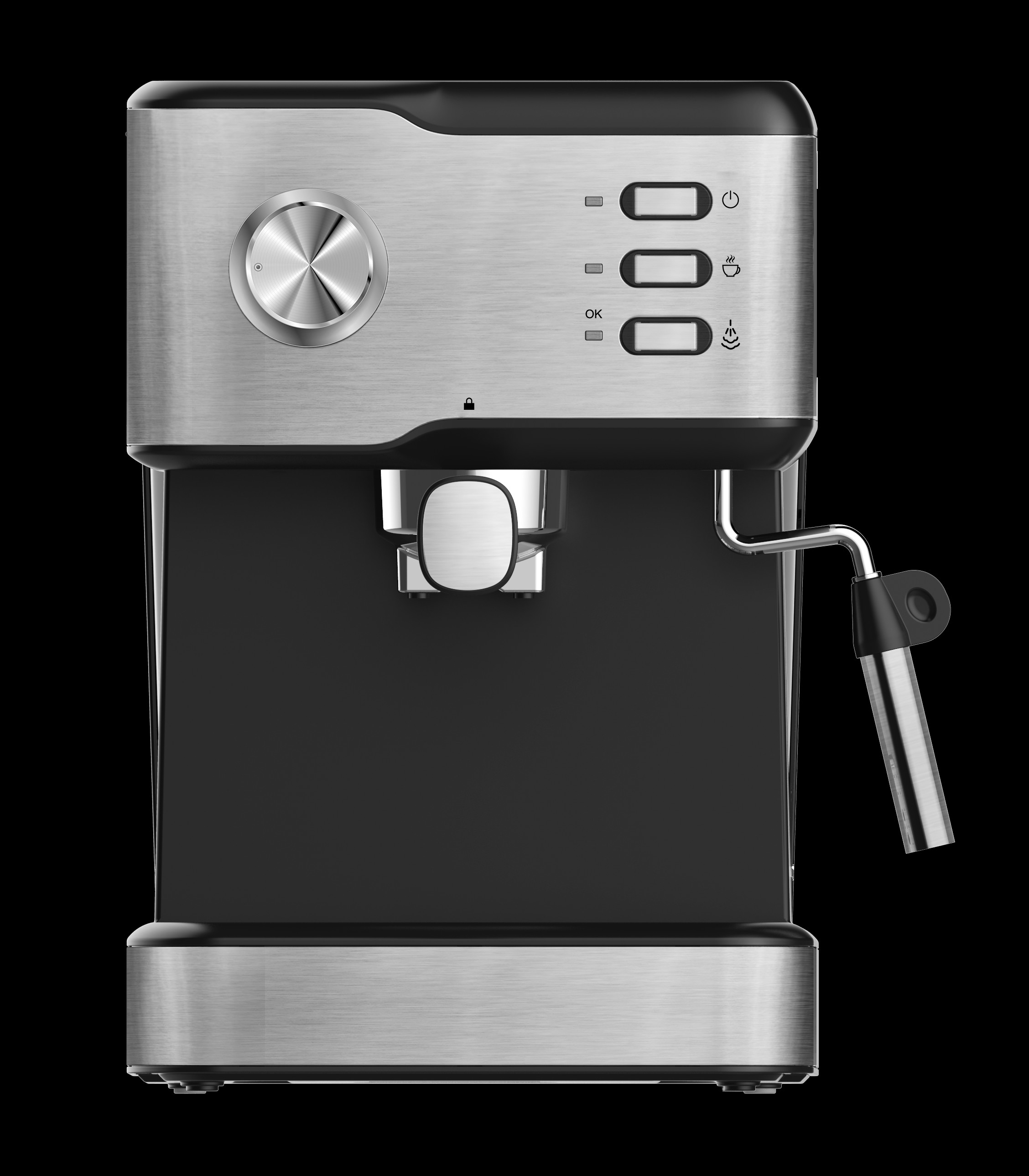 CM-1696 Stainless Steel Espresso Coffee Machine Touch Screen Control