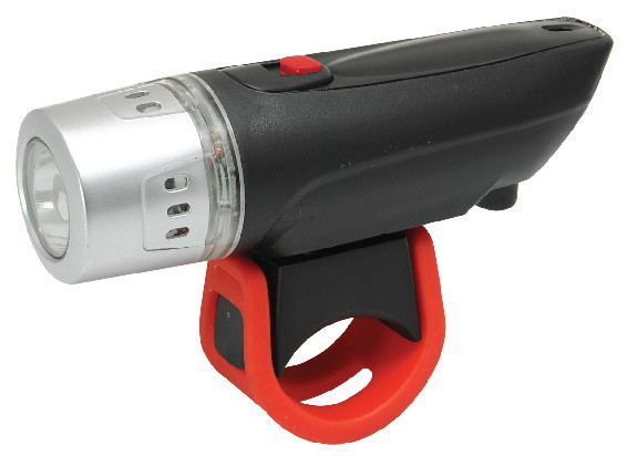 Strong Surface Battery Powered LED Bike Lights With 4 * AAA Battery 1W Power