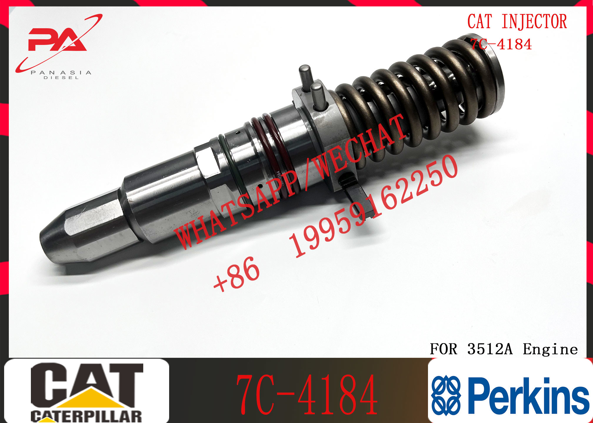 Common rail injector fuel injecto 9Y3773 7C4148 6L4357 6L4355 6I-3075 7C-9578 for 3512A Excavator