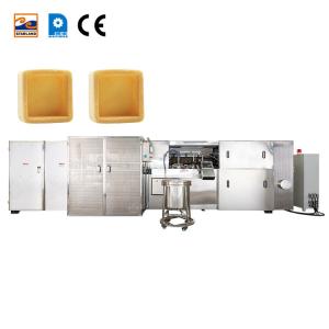 China Stainless Steel Deluxe Tart Shell Production Line Commercial Snack Machine factory