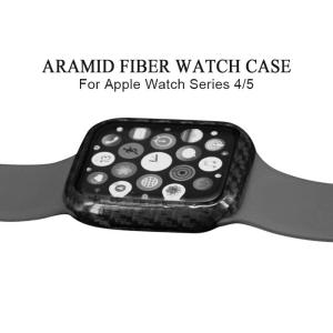 Antifingerprint Glossy Carbon Fiber Apple Watch Case