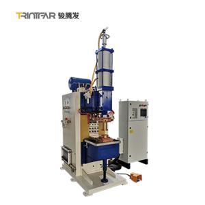 China Frequency Inverter Hanging Portable Semi Automatic Projection Welding Machine For Compressor Door Locks factory