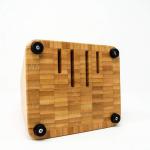 Antibacterial Bamboo Knife Block Kitchen Tool Holder For Holding Knives
