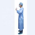 disposable level2 sms isolation gown 40g smms ultrasonic waterproof breathable