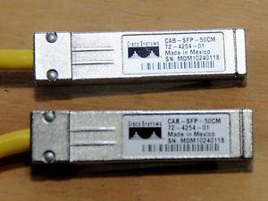 China Genuine Cisco CAB-SFP-50CM SFP Interconnect Patch Molex Cable factory