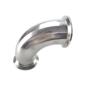China DN20-DN300 Sanitary Stainless Steel 304/316 Tri-Clamp 90 Degree Elbow and Long-Lasting factory
