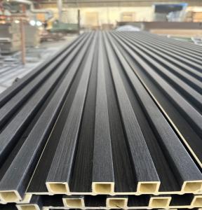 China Wood plastic composite interior wpc wall panel fluted wall panel modern wall factory