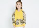 Colorful Kids Girls Clothes Kids Hooded Jacket With Dinosaur Angle Kangaroo