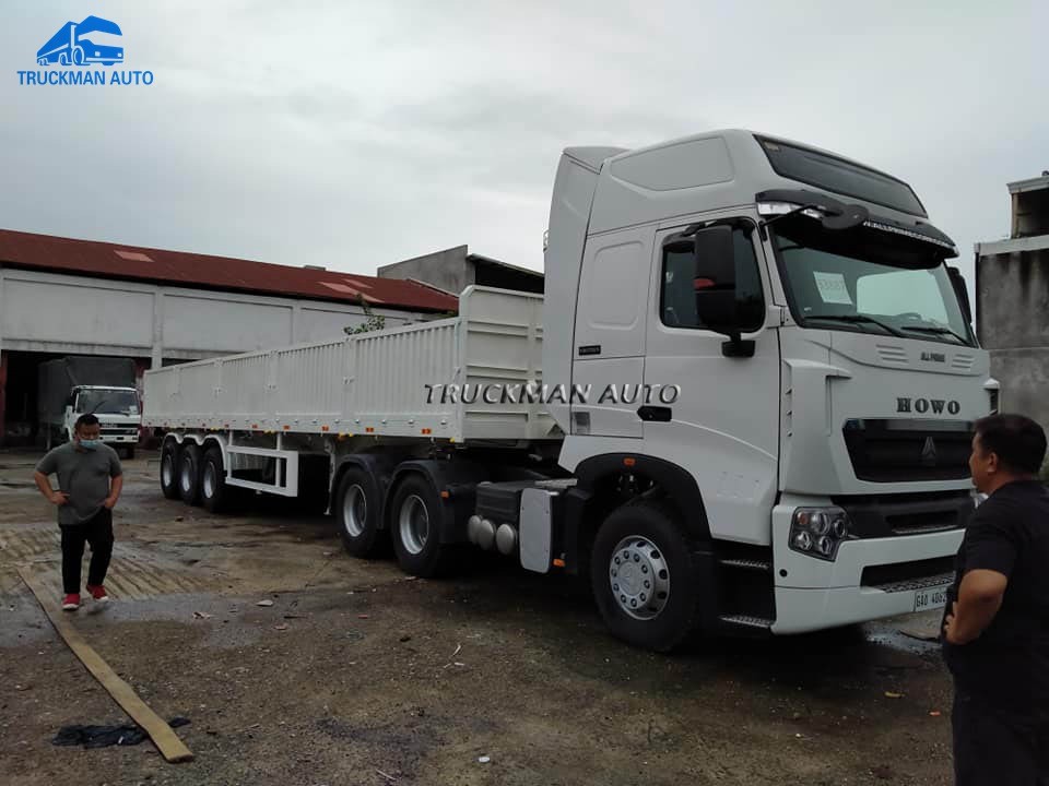 Q345 50000kg Fence Semi Trailer For Bulk Cargo Transport