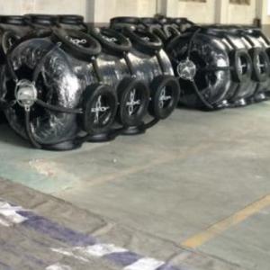 Polyurethane EVA Foam Filled Fender With Chain Tyre Net