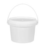 300ML Durable Ice Cream Container in White/Clear/Black for Eco-friendly Food
