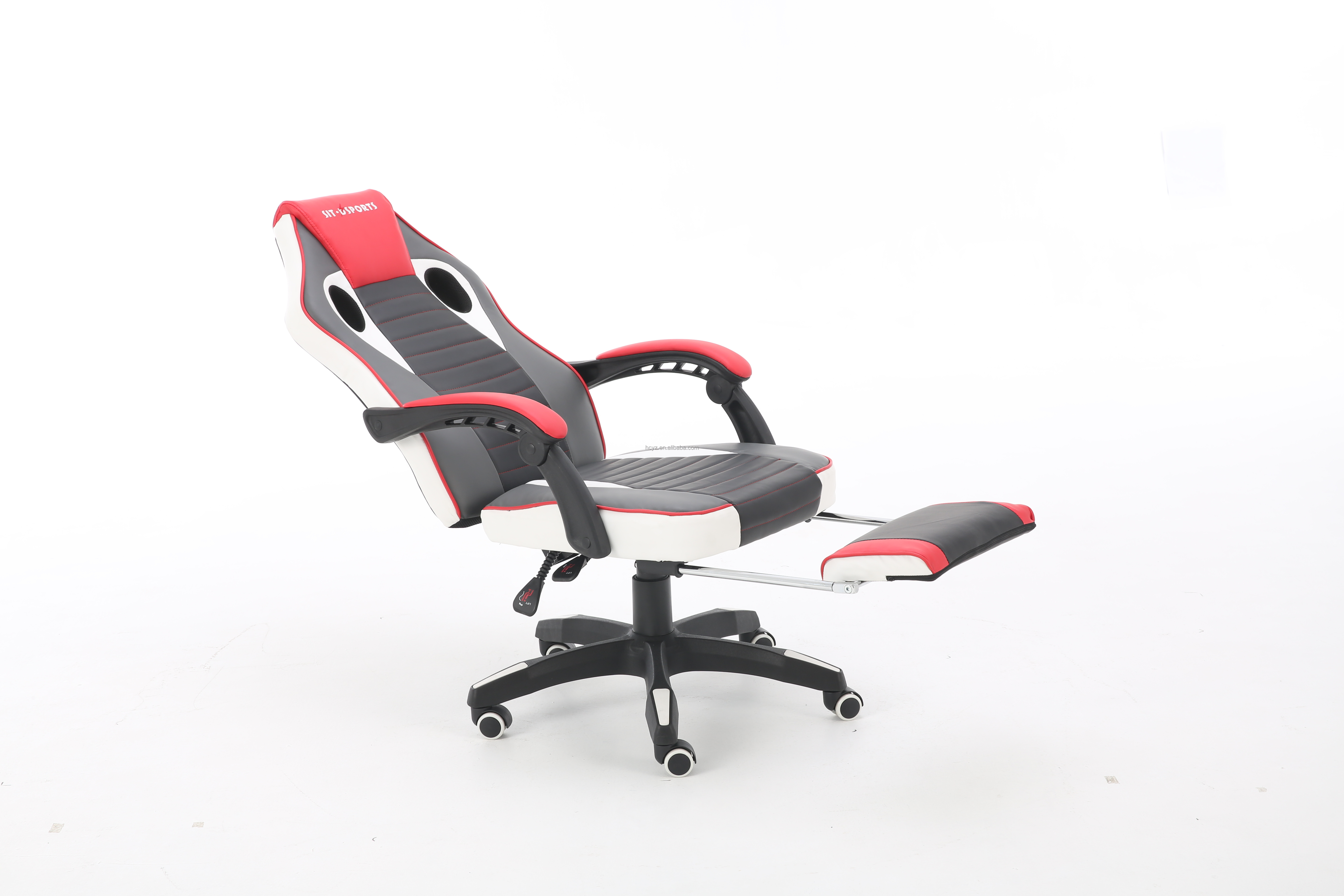 HCYZ OEM Racing Style Leather Office Gaming Chair For Children Metal Type Iron Swivel