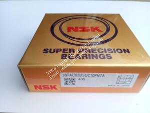 China NSK ball screw bearing , Precision angular contact ball bearing 30TAC62BSUC10PN7A , 30TAC62BSUC10PN7B factory