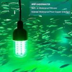 12V 30W IP68 Underwater Fish Finder Lamp Plastic Aluminum LED Night Fishing