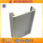 Silver / Bronze Aluminum Extrusion Profiles For Building Heat Insulation