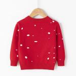 Kids Baby Boys Pullover Sweaters Baby Boy Long Sleeve Christmas Cartoon Knit
